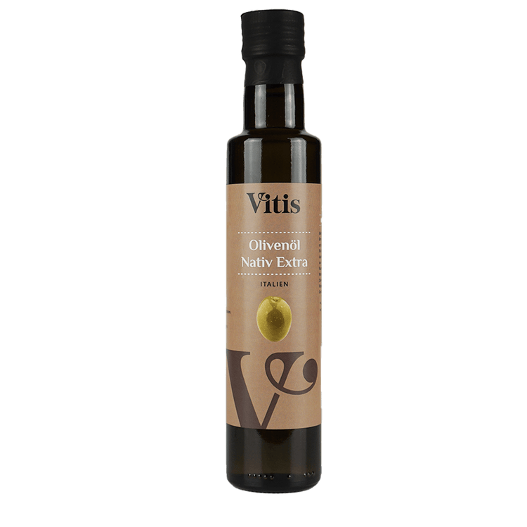 Eine Flasche Olivenöl nativ extra von Vitis24.
