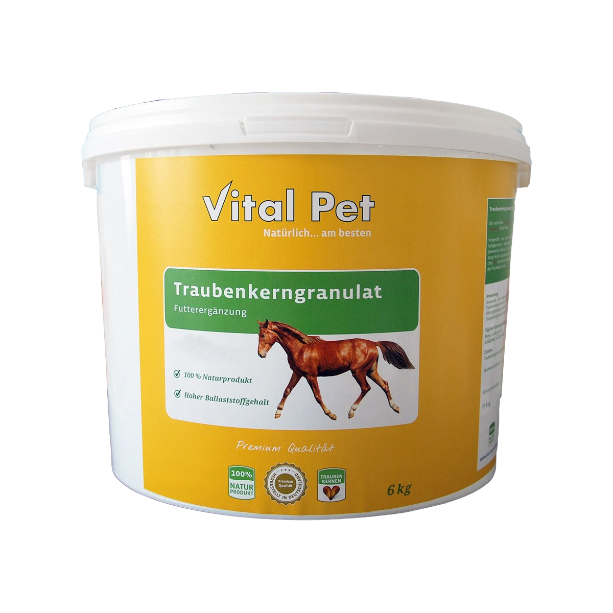 Vital Pet Traubenkerngranulat für Pferde | 6kg