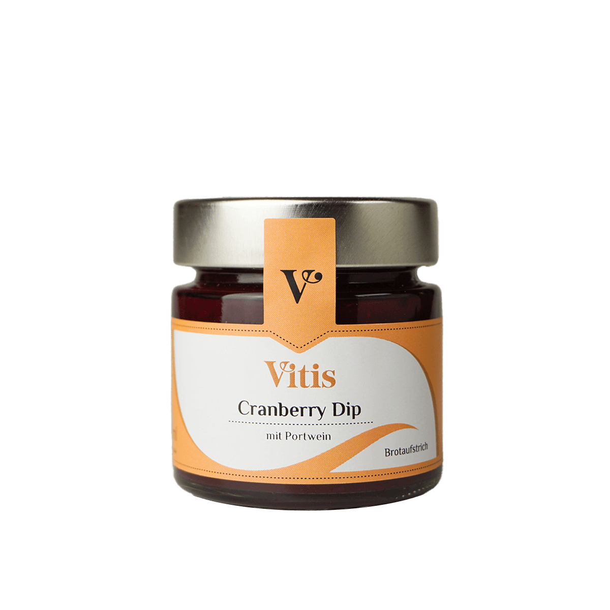 Ein Glas Cranberry Dip mit Portwein von Vitis24.