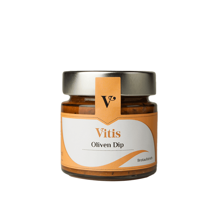 Ein Glas Oliven Dip von Vitis24.