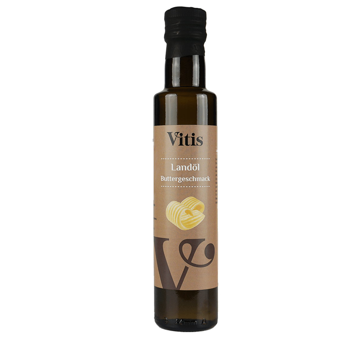Eine Flasche Landöl mit Buttergeschmack von Vitis24.